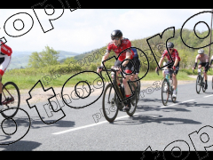 Cyclosportive Les Trois cols 2024   Moyen parcours dossards violet