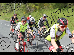 Cyclosportive Les Trois cols 2024   Moyen parcours dossards violet