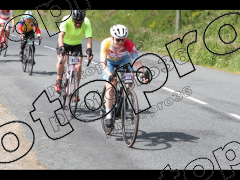 Cyclosportive Les Trois cols 2024   Moyen parcours dossards violet