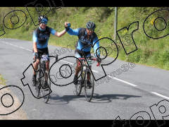 Cyclosportive Les Trois cols 2024   Moyen parcours dossards violet