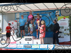 Triathlon S  Vierzon arrivée et podium