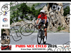  Paris Nice Modèle des montages photo de l'étape 4 et l'étape 8 
